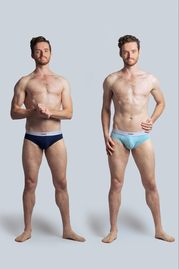 LEWIS Y-BRIEF 2-pack (blue & light blue)